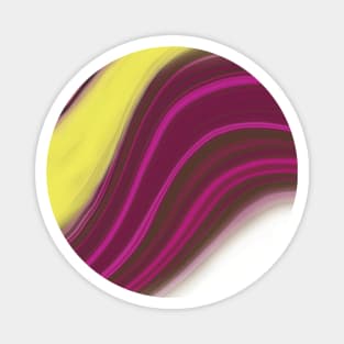 Summer Vibes Marble Waves Magnet